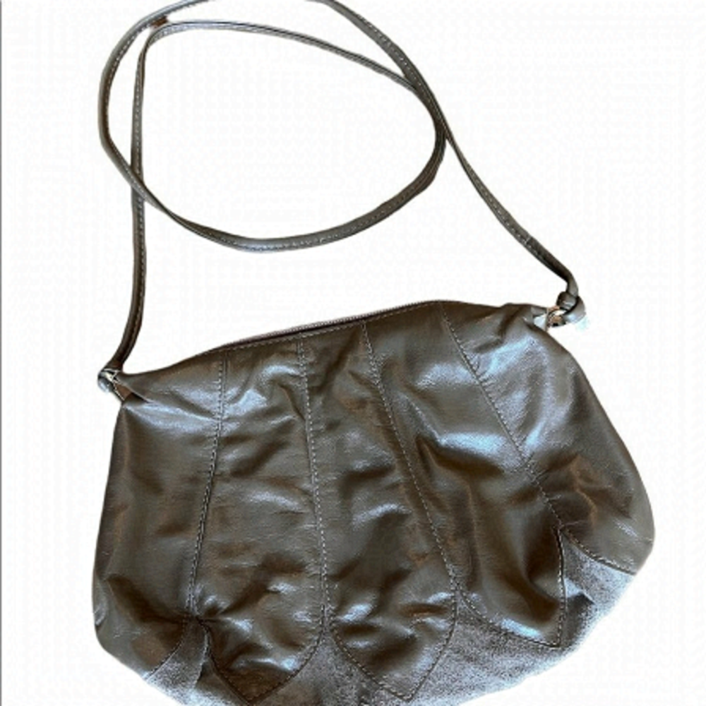 2/40$ Vintage Brown Leather And Suede Purse